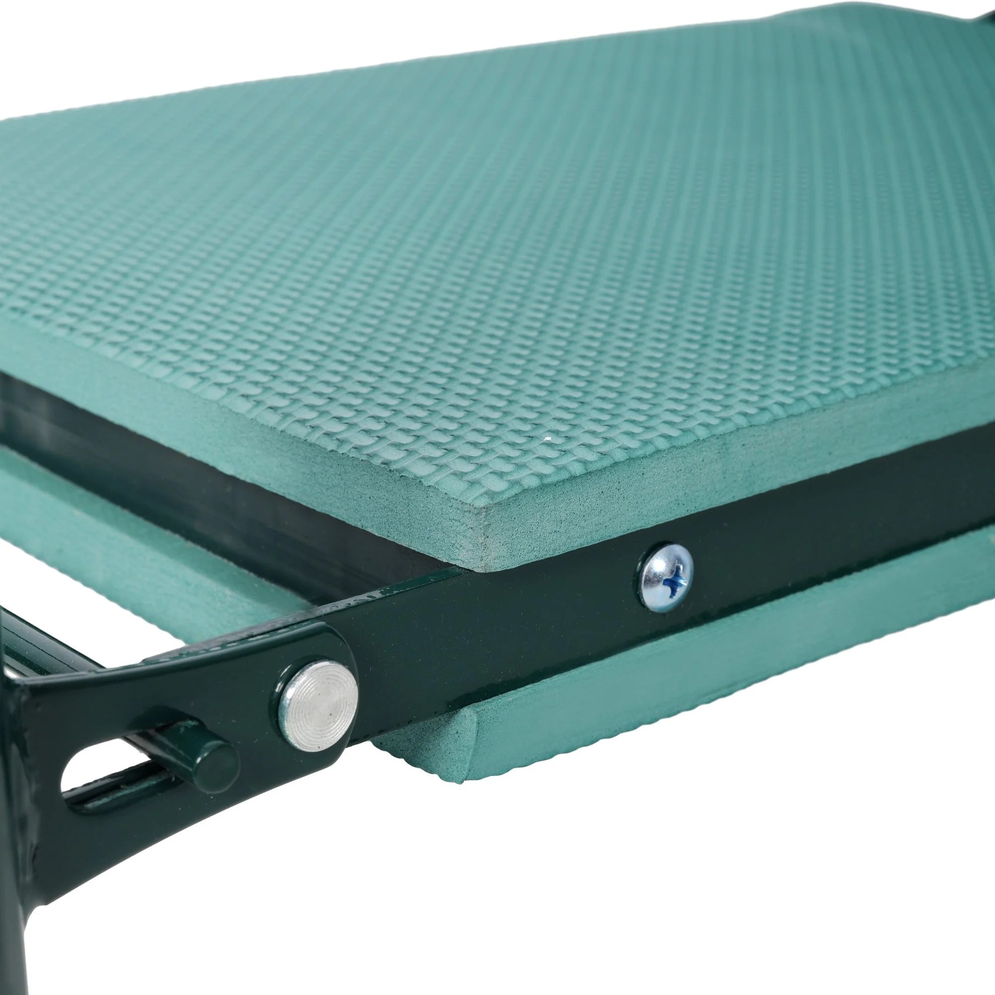 Foldable Garden Kneeler Seat with 2 Tool Pouches,Foldable Stool Heavy Duty Thick Gardening Bench for Kneeling and Seat