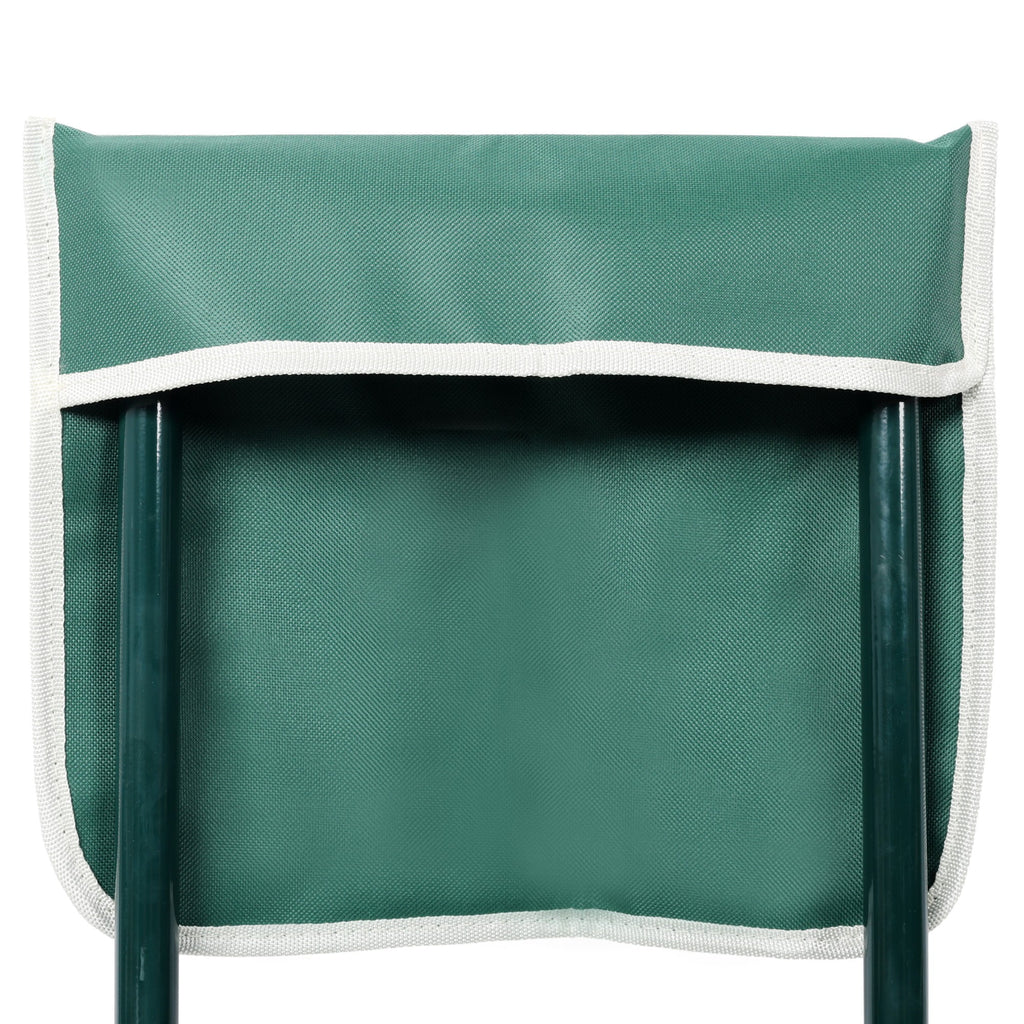 Foldable Garden Kneeler Seat with 2 Tool Pouches,Foldable Stool Heavy Duty Thick Gardening Bench for Kneeling and Seat