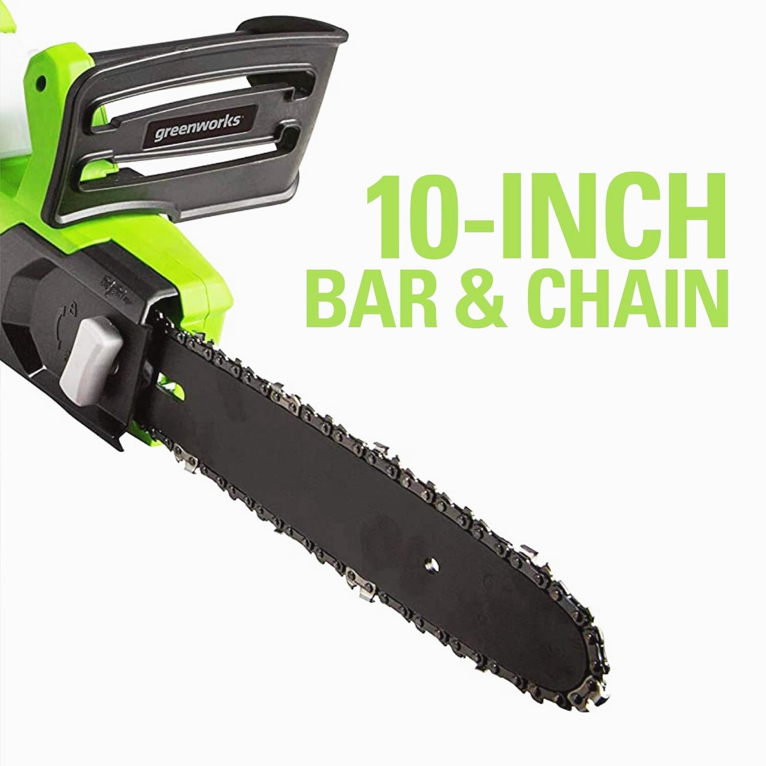 Greenworks 10 Inch Corded Electric Pole Saw and Chainsaw (2-In-1) Max Reach 12Ft