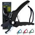 Professional Stainless Steel Heavy-Duty Black Garden Anvil Pruning Shears